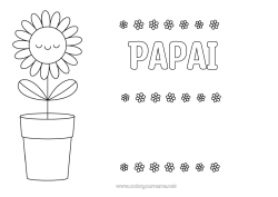 Página de desenho infantil Flores Girassol Desenhos para colorir fáceis