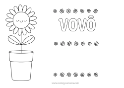 Página de desenho infantil Flores Girassol Desenhos para colorir fáceis
