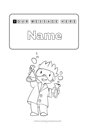 Coloring to customize Scientist