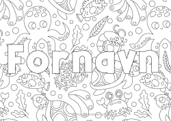Gratis tegning Hav Dyr Fisk Krabbe Marin eller akvatisk dyr Blekksprut Dekorativ bakgrunn Havskilpadde