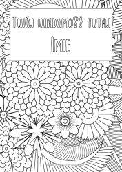 Rysunek za darmo Kwiaty Margaret Zentangle Etykieta Tło dekoracyjne Okładka zeszytu