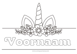 Gratis tekening Eenhoorn Dier Draken, eenhoorns en fantastische dieren Etiket