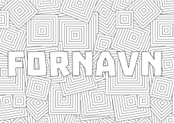 Gratis tegning Dekoreret navn Zentangle Geometriske former Dekorativ baggrund Kvadrat