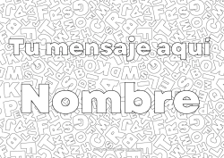 Dibujo libre Alfabeto Letra del alfabeto Fondo decorativo