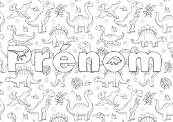 Dessin gratuit Dinosaures Animal Tyrannosaure Tricératops Stégosaure Fond décoratif