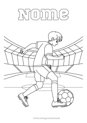 Disegno gratuito Calcio Palla da calcio Sport Sport di squadra Calciatore, calciatrice Stadio
