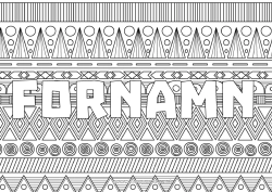 Gratis färgläggning Mexiko Zentangle Afrika Geometriska former Dekorativ bakgrund