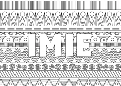 Rysunek za darmo Meksyk Zentangle Afryka Formy geometryczne Tło dekoracyjne