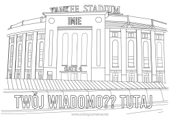 Rysunek za darmo Sport Baseball USA Nowy Jork Sporty drużynowe Stadion