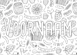 Gratis tekening Drankje Oogstfeest Duitsland Pretzel Decoratieve achtergrond Bier Oktoberfest Worst
