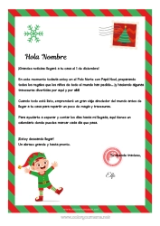 Dibujo libre Elfos de navidad Cartas de elfos bromistas Calendario de Adviento Calendarios y planificadores Carta de Llegada del Elfo