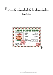 Dibujo libre Elfos de navidad Documentos de identidad del Duende Travieso