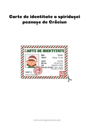 Pagină de colorat personalizată Moșneguții de Crăciun