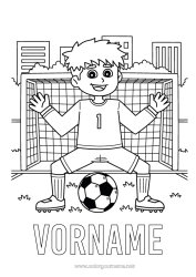 Kostenlose Zeichnung Fußball Fußball Sport Mannschaftssportarten Fußballspieler, Fußballspielerin Torwart