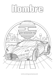 Dibujo libre Vehículos Coches Carrera Coche de carreras Automóviles, furgonetas y autocaravanas Vehículos de carreras y pistas Deportes de motor
