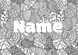 Free drawing Autumn Leaves Zentangle Decorative background Dead leaves