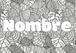 Colorear gratis Otoño Hojas Zentangle Fondo decorativo Hojas muertas
