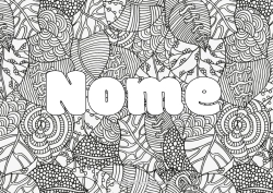 Desenho para personalizar Outono Folhas Zentangle Fundo decorativo Folhas secas