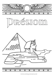Dessin gratuit Égypte Pyramide Monument Histoire
