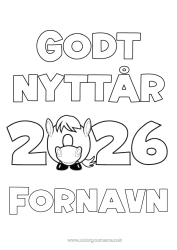 Gratis tegning Hest Godt nyttår Kinesisk nyttår Gårdsdyr Melding 