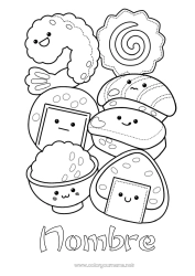 Dibujo libre Kawaii Sushi