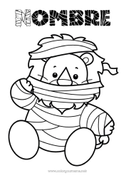 Dibujo libre Momia León Animales Dibujos fáciles para colorear Animales salvajes de África