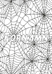 Gratis teckning Spindel Halloween Insekter