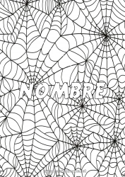 Colorear gratis Araña Halloween Insectos