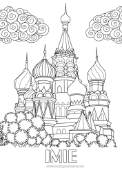 Kolorowanka za darmo Pomnik Rosja