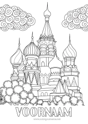 Gratis kleurplaat Monument Rusland