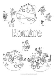 Colorear para personalizar Barco Vehículos marítimos San Nicolás