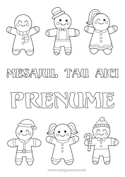 Pagină de colorat personalizată Pâine Cu Mirodenii Desene De Colorat Ușoare