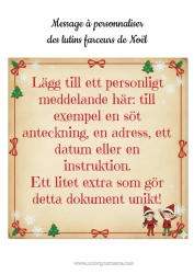 Färgläggningssida att anpassa Julnissar Julälvans Uppdrag Brev Från Busiga Tomtar Skylt Luriga Påhitt Av Busiga Lurven Flera Busiga Tomtenissar