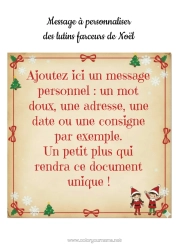 Dessin gratuit Lutins de Noël Mission du lutin de Noël Lettres de lutins farceurs Pancarte Bêtises du Lutin Farceur Plusieurs lutins farceurs