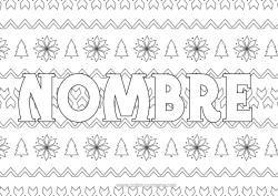 Colorear para personalizar Regalos árbol de Navidad Navidad Abeto Fondo decorativo Tricotar