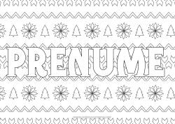 Pagină de colorat gratuită Cadouri Brad de Crăciun Crăciun Brad Fundal decorativ Tricot - tricotat