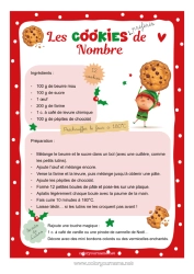 Colorear para personalizar Elfos de navidad Golosinas Galleta