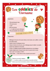 Kostenlose Malvorlage Weihnachtself Leckereien, Süßigkeiten Keks