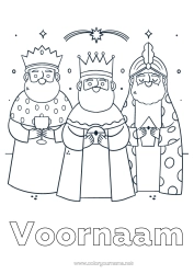 Gratis tekening Driekoningen Drie Koningen