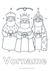 Malvorlage anpassen Epiphanie Heilige Drei Könige