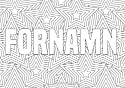 Gratis teckning Stjärnor Zentangle Dekorativ bakgrund