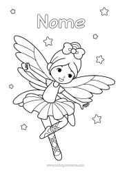 Desenho grátis Dança Fada Sports artistiques Ballet