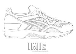 Kolorowanka do personalizacji But. Realistyczny