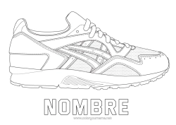 Colorear para personalizar Zapato Realista