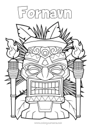 Gratis farvelægning Ø Totem