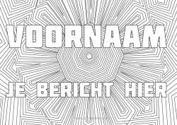 Gratis kleurplaat Zon Zonnebloem Zentangle Decoratieve achtergrond
