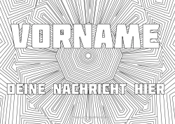 Malvorlage anpassen Sonne Sonnenblume Zentangle Dekorativer Hintergrund