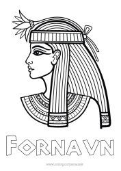 Gratis fargelegging Egypten Farao Historie