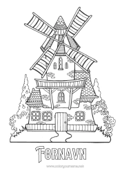 Gratis fargelegging Mølle Nederland