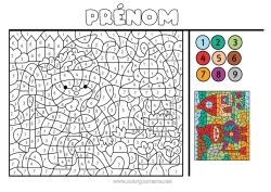 Coloriage à personnaliser Coloriages magiques Activités enfants Leprechaun Forêt Jardin